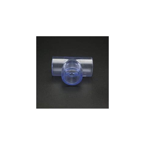 Buy 20mm ID Transparent Equal PVC Tube Joint Pipe Fitting Adapter Water ...