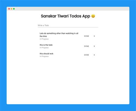 To Do App Tutorial 的图像结果