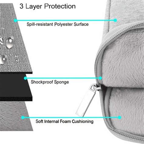 MOCA Sleeve Bag for 13 / 13.3 inch Apple MacBook Pro / Universal Laptop ...