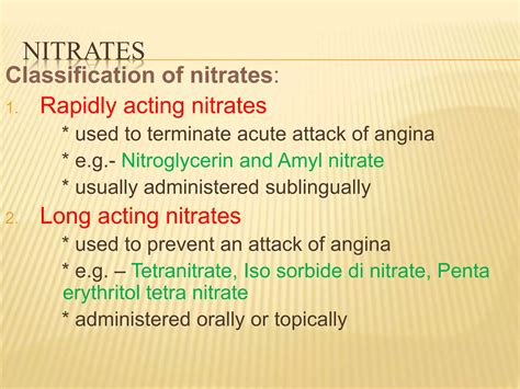 Antianginals - pharmacology | PPTX