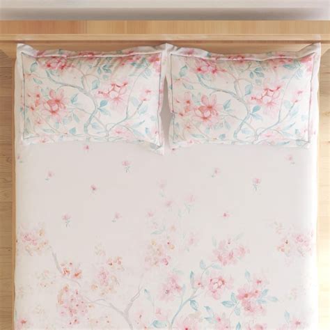 Buy Senorita Carnation Cotton 144TC Floral Print 3Pcs Fitted King ...