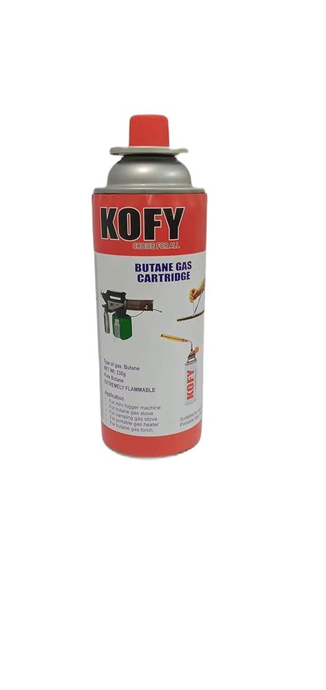 Kofy Gas Lighter Pure Butane Fuel Can For Soldering/Camping/Flame Torch ...
