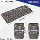 Strauss (5 Kg x 2) Ankle Weight | Wrist & Leg Weights Cuff, 5Kg Each ...