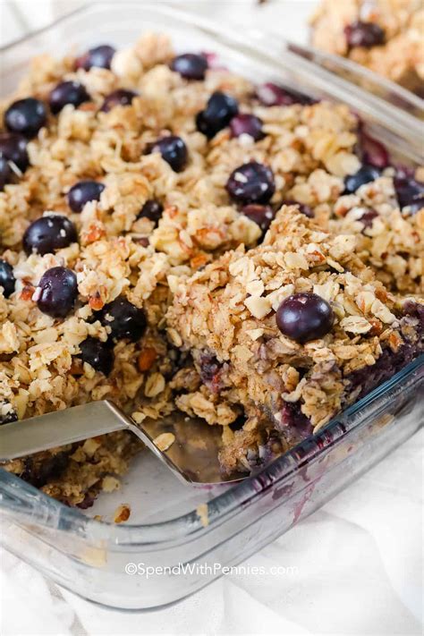 Blueberry Baked Oatmeal
