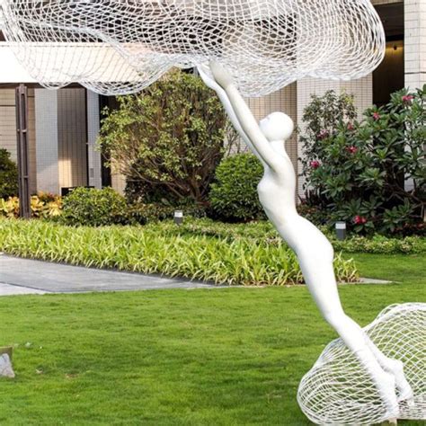 创意维纳斯艺术雕像北欧人物玻璃钢雕塑样板房酒店售楼处软装摆件-美间设计