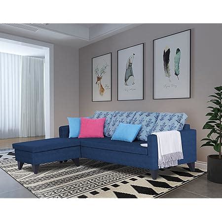 Adorn India Bruce Leaf LHS 5 Seater L Shape Sofa Set for Living Room ...