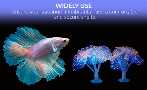 VAYINATO® (SH002 Soft Silicone Glowing Coral Ornaments, Fluorescence ...