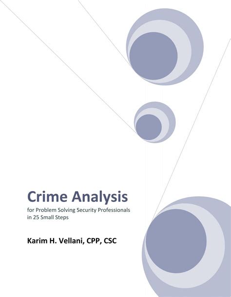 Crime Analysis - Center for Problem-Oriented Policing