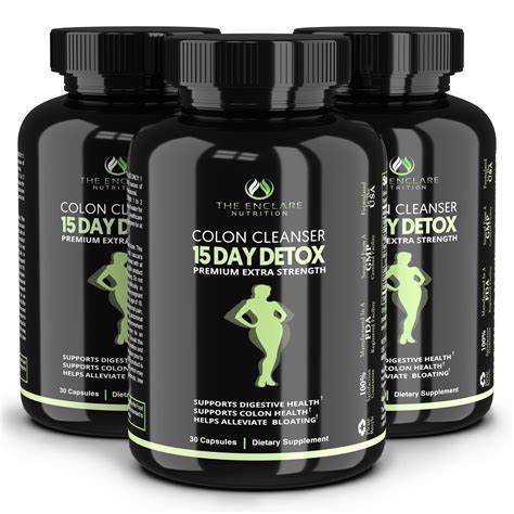 Colon Cleanse Fast-Acting Detox Pills for Constipation Relief & Gut Health - Probiotic, Fiber ...