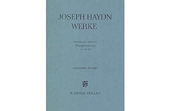 Barytone Trios No 25 - 48 Series Xiv Volume 2 Critical Report (Haydn ...