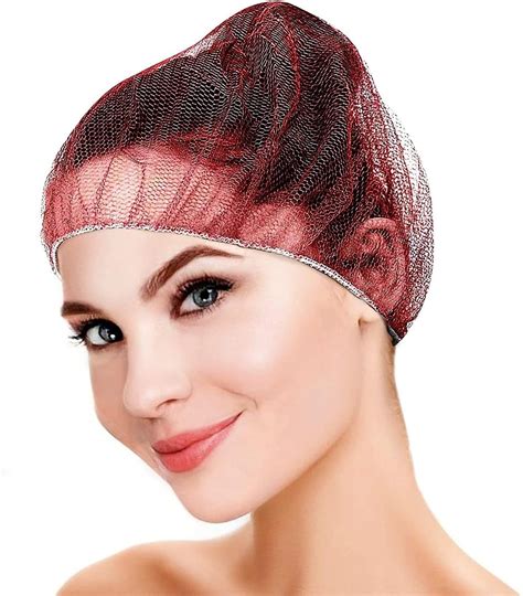 Disposable Hair Net 28 Inch. Pack of 1000 Red Nylon Bouffant Hair Nets ...