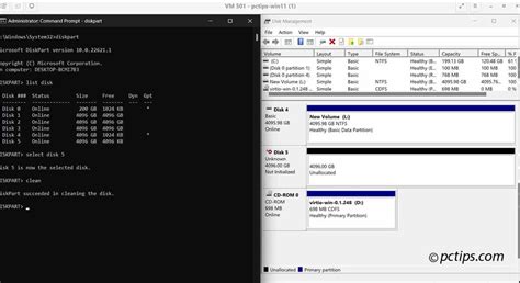 diskpart Disk Management 的图像结果