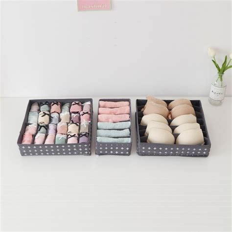 Combo hộp vải đựng đồ lót 6+7+12+24 ngăn – Morning House