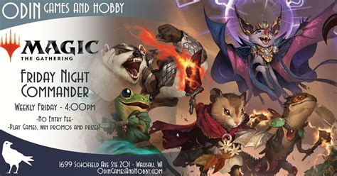 FNM: Commander Night - MAGIC: THE GATHERING - Weekly Play Event, Odin ...