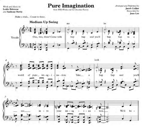 Pure Imagination Sheet Music | PDF