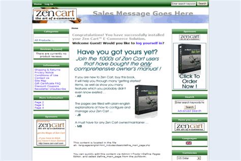 Zen Cart eCommerce - The Definitive Guide by Intellect Outsource.