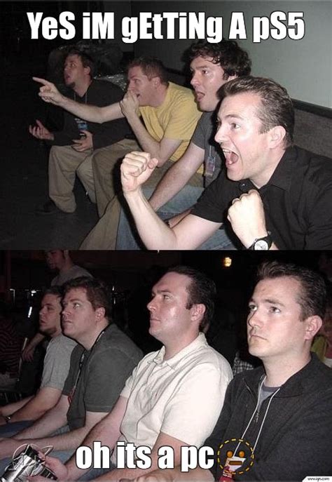 Image result for PS5 vs PC Meme
