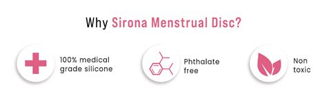 Sirona Reusable Menstrual Cup Disc for Women - Large | Made with 100% ...