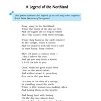 NCERT Textbook: Poem - A legend of Northland - English Class 9 PDF Download