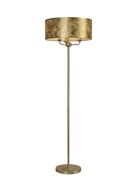 DK1005 Banyan CG GL Deco Banyan 45cm 3 Light Floor Lamp Champagne Gold ...