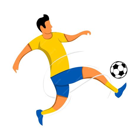 Soccer Kick Cartoon
