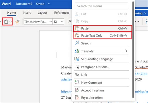 Copy/Paste Tutorial Microsoft Word 2010 的图像结果