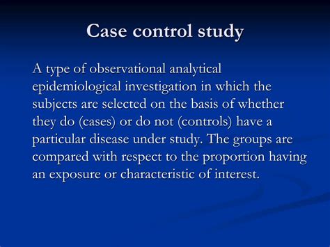 Case-Control Study Definition 的图像结果