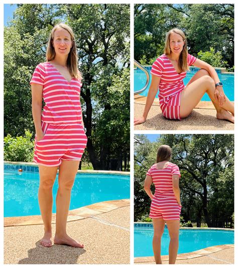 Women's Swim Romper Pattern - Peek-a-Boo Pattern Shop