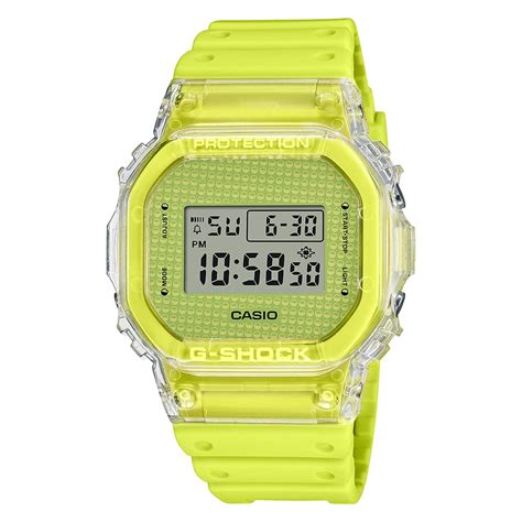 Buy Casio G-Shock DW-5600GL-9DR Digital Dial Lime Green Resin Strap Men ...