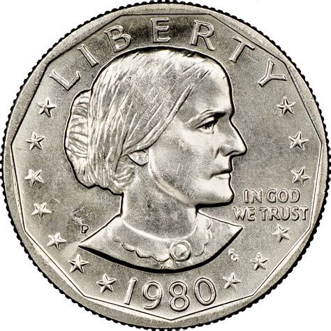 1980 P Susan B Anthony Dollar Prices | Ungraded, NGC, PCGS Values