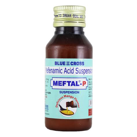 Meftal-P Delicious Mango Flavour Suspension 100 ml | Uses, Side Effects ...