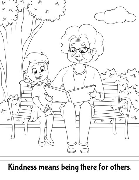 Kindness Coloring Pages - Belle Green