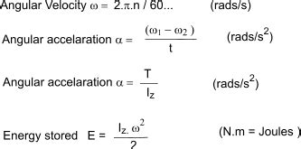 Image result for Flywheel Calculation Examples