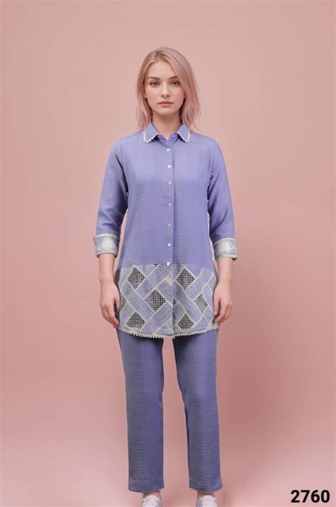 Lavender Colour Co-Ord Set(LC-WCOS_2760) – Carron Clothing