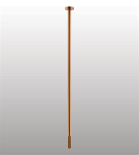 CEILING MOUNTED BRASS BASIN TAP MOUTH OPERATED - AQUANT - ( BRUSHED RO ...
