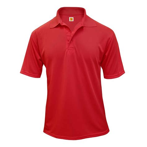 |EM-8953|1860-EA1|SS DRI FIT POLO|FRANCIS CABRINI|RED| - Merry Mart ...