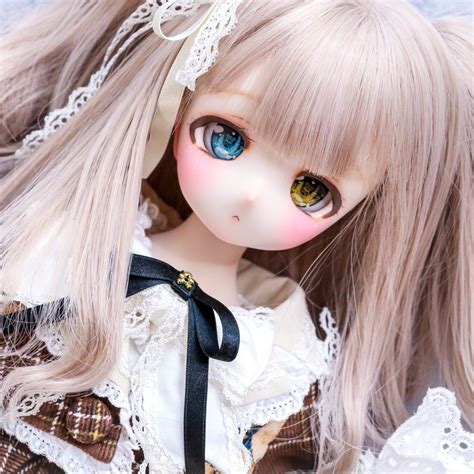 ＊oa_closet × labearコラボ＊☆DDH-01 SW肌 カスタムヘッド＋アイ3種類＋ヘアアクセ＋お洋服 ☆MDD ドルフィードリーム