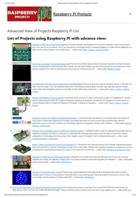 Best Advanced Raspberry Pi Projects 的图像结果