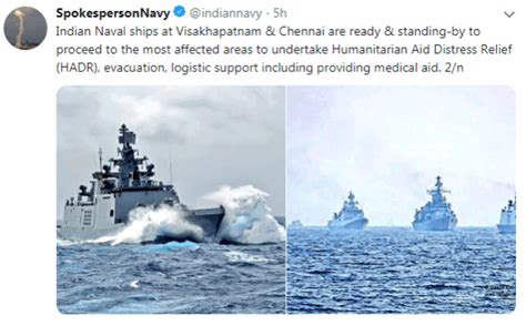 Indian Navy on high alert for severe cyclonic storm Fani - IBTimes India