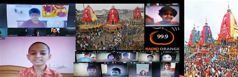 Radio Orange - Live commentary on Ratha Yatra - SAI Angan