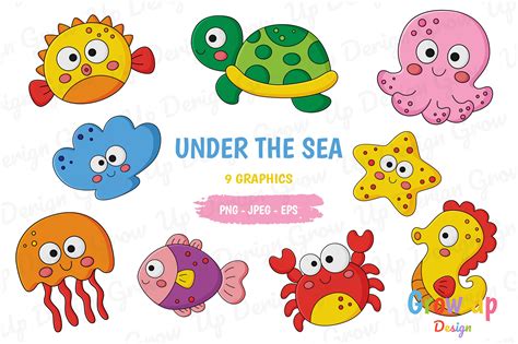 Ocean Animals Clipart