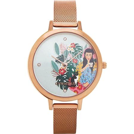 Buy TEAL BY CHUMBAK Women's Analog Rose Gold Metal Watch | Stainless ...