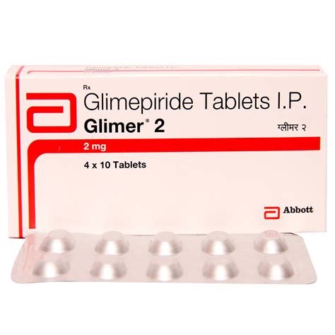 Glimer 2mg Tablet 10's Price, Uses, Side Effects, Composition - Apollo ...