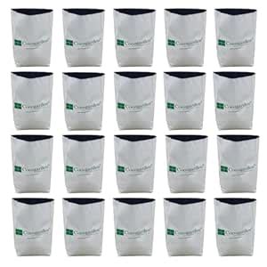 cocogarden UV Treated Poly Grow Bags for Terrace Gardening (24 x 24 x ...