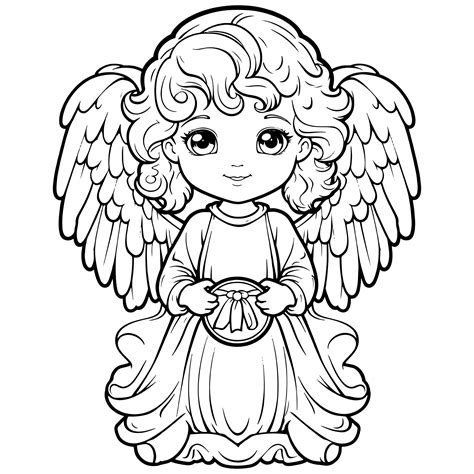 Coloring Pages Of Angels