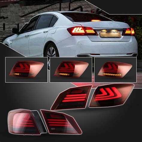 13-17 Honda Accord 9th Gen Sedan Vland LED Tail Lights, 44% OFF