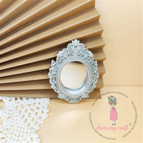 Miniature Oval Mirror - Silver – CRAFTERS CORNER