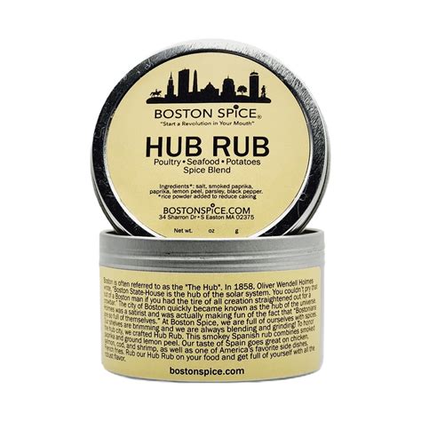 Boston Spice Hub Rub Hand Blended BBQ Grill Barbecue Smoker Oven Roast ...