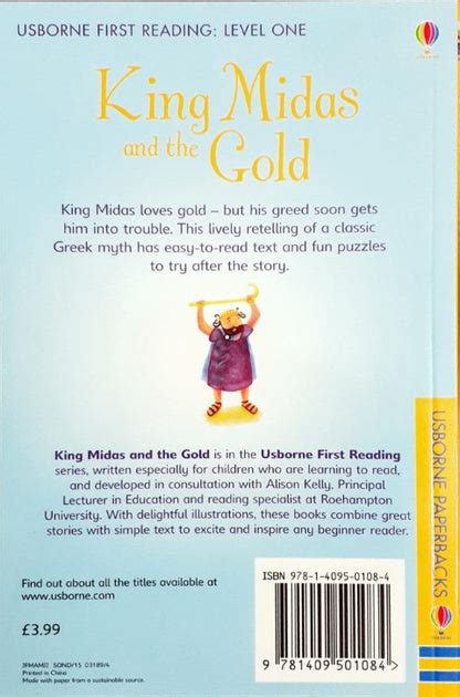 King Midas And The Gold - Usborne First Reading – Books and You