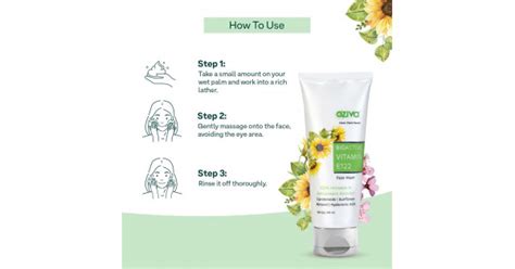 OZiva Bioactive Vitamin E122 Face Wash 100 Ml : Buy OZiva Bioactive ...